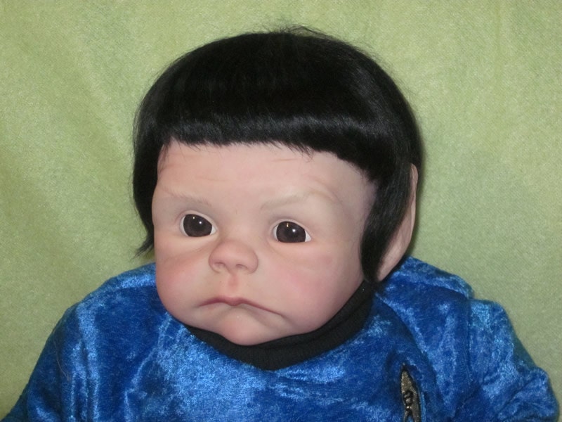 Baby Spock from Star Trek Reborn Baby Doll