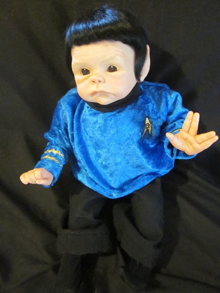 Baby Spock from Star Trek Reborn Baby Doll