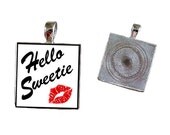 Buy 2 Get 1 Free Doctor Who Hello Sweetie Key Chain, Key Ring, Pendant, Pet Tag
