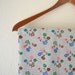 Sheer Gray Floral Print Fabric Vintage 1960s Mid Century Yardage