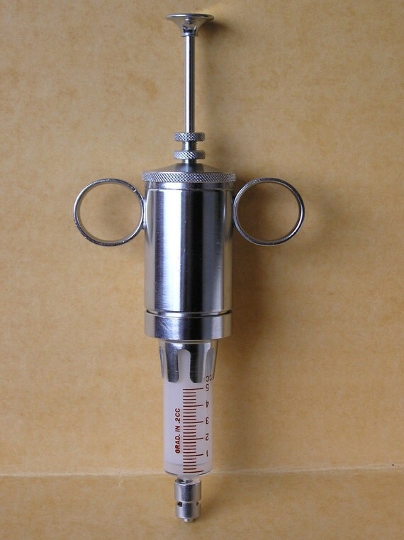 Vintage Antique 5 cc. BD Cornwall Metal by