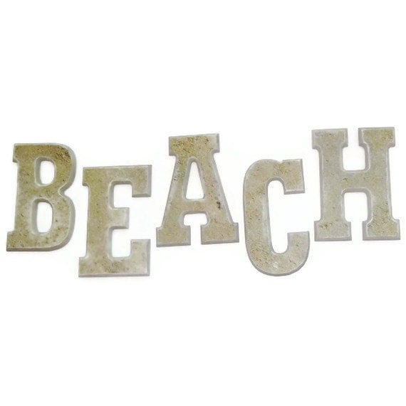 BEACH House Decor Wall Letters