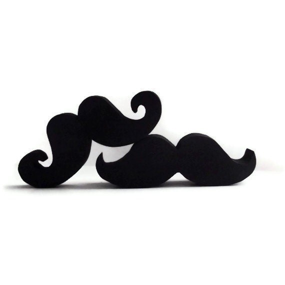 Mustache Room Decor Mustaches in Reclaimed Wood
