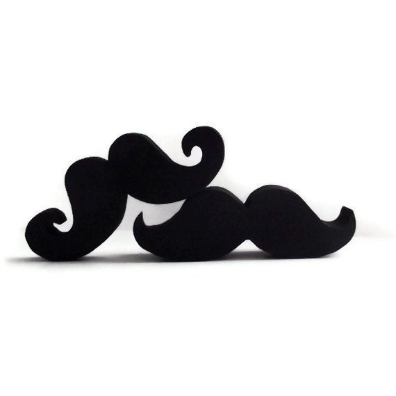 Mustache Room Decor Mustaches in Reclaimed Wood