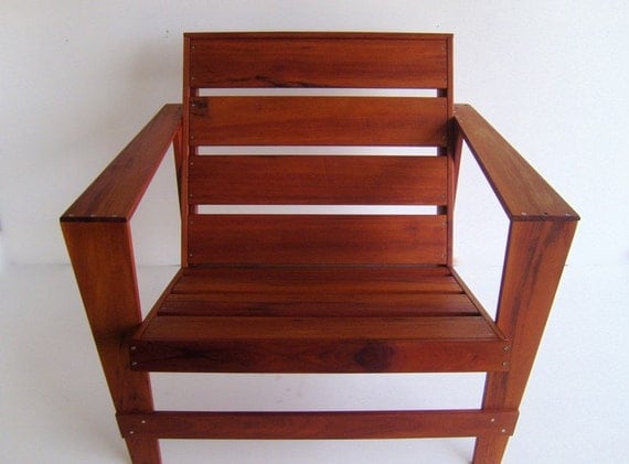 Modern Adirondack Chair (Tigerwood)