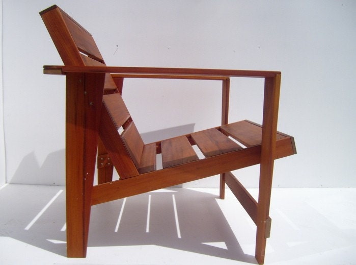 Modern Adirondack Chair (Tigerwood)