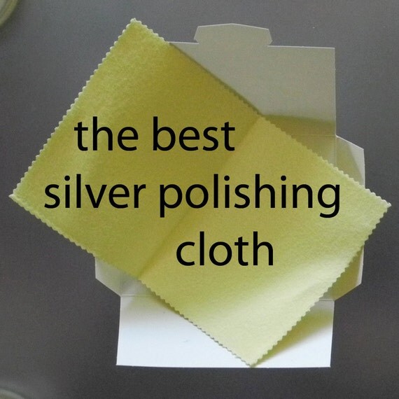 The Best Silver Polishing Cloth by BobsWhiskers on Etsy
