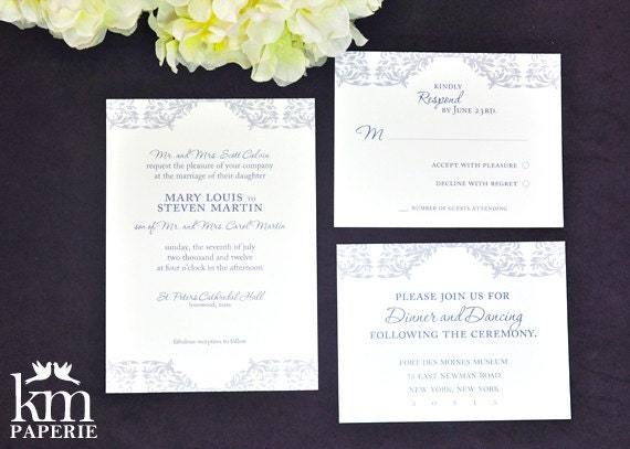 Invitation Suite - Modern Lace