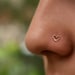 Valentine Heart Nose Ring Stud 14K Gold Filled Handcrafted Heart Shape