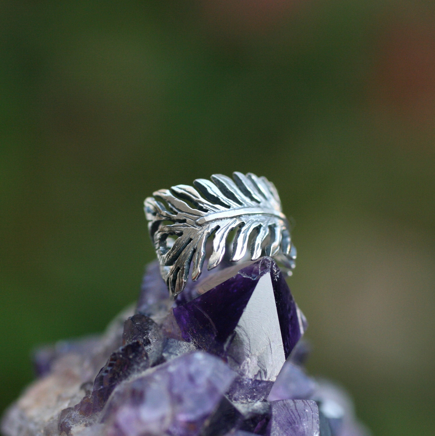 Sterling Silver Handcrafted Feather Textured Ear Cuff Vintage/Antique/Cartilage/catchless/helix