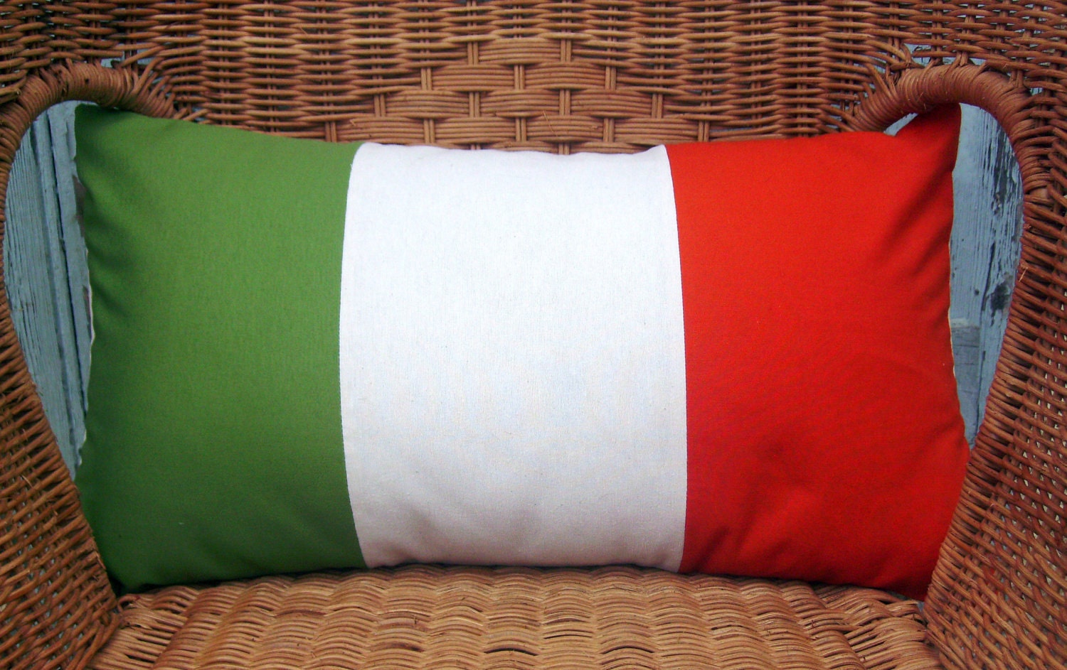St Patricks Day pillow cover - Irish flag - 12 inch x 18 inch pillow - lumbar pillow - St Paddy's day pillow