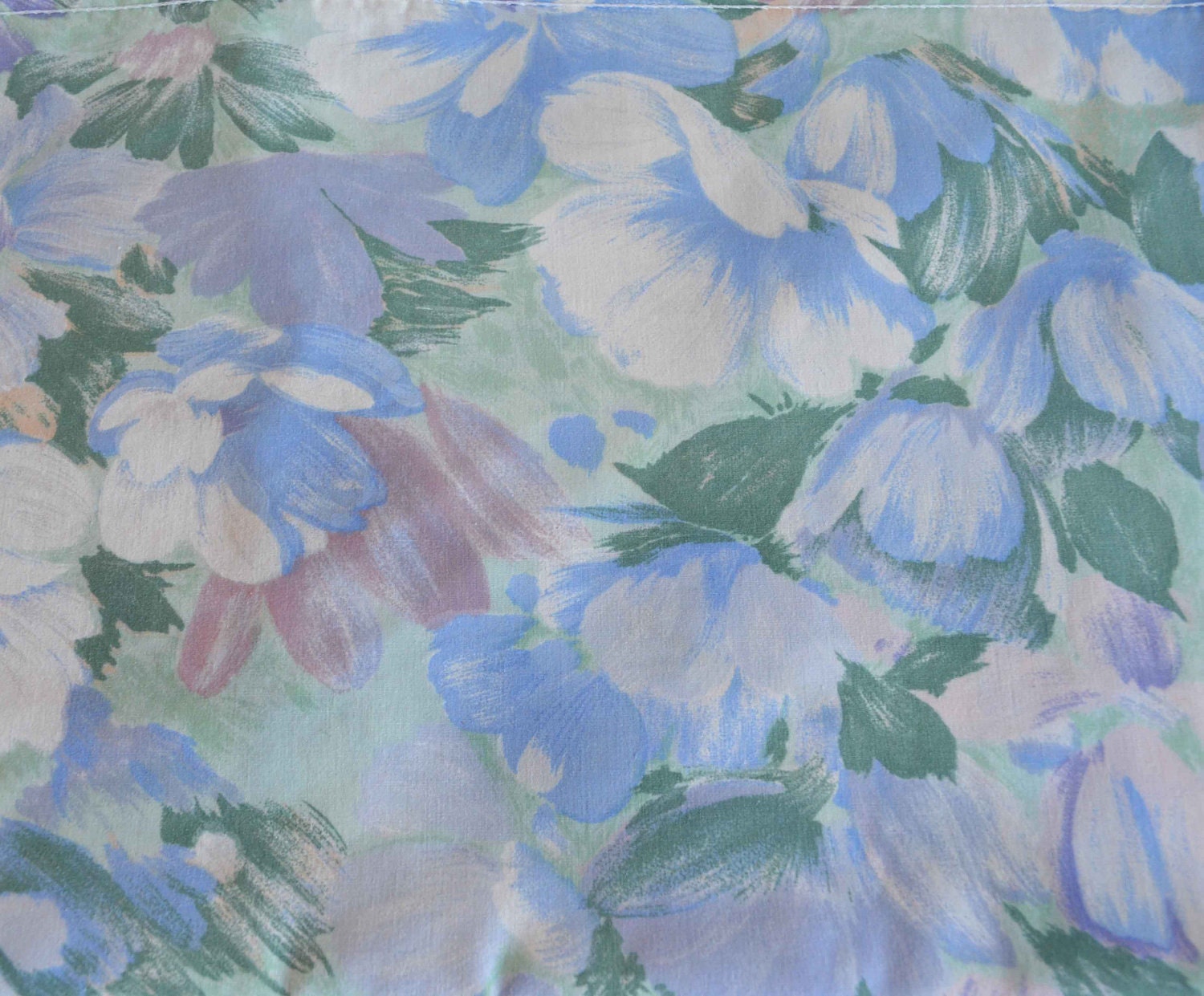Vintage Queen Sheet Flat Pastels by Springmaid