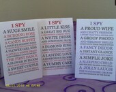 I SPY Camera Game Table Tents