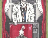 Twin Peaks Tarot Philip Jefferies postcard PRINT