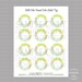 Editable and Printable - Damask Multi-Colored Circle Label/Tags - (2) PDF Files