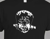 WOLFMAN screen printed t-shirt BLACK sizes S-M-L-XL
