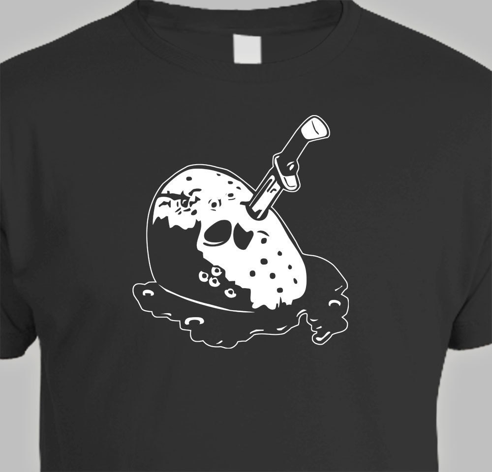 FRIDAY the 13th JASON Voorhees hockey mask screen printed t-shirt black sizes S-M-L-XL