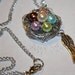 Custom Made Birds Nest NecklaceYou Pick Colors and amount of Pearls "eggs" (5-8 Max)