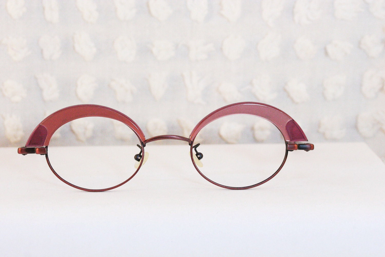 80s Glasses Pink Half Moon 1980s Browline by DIAeyewear ...