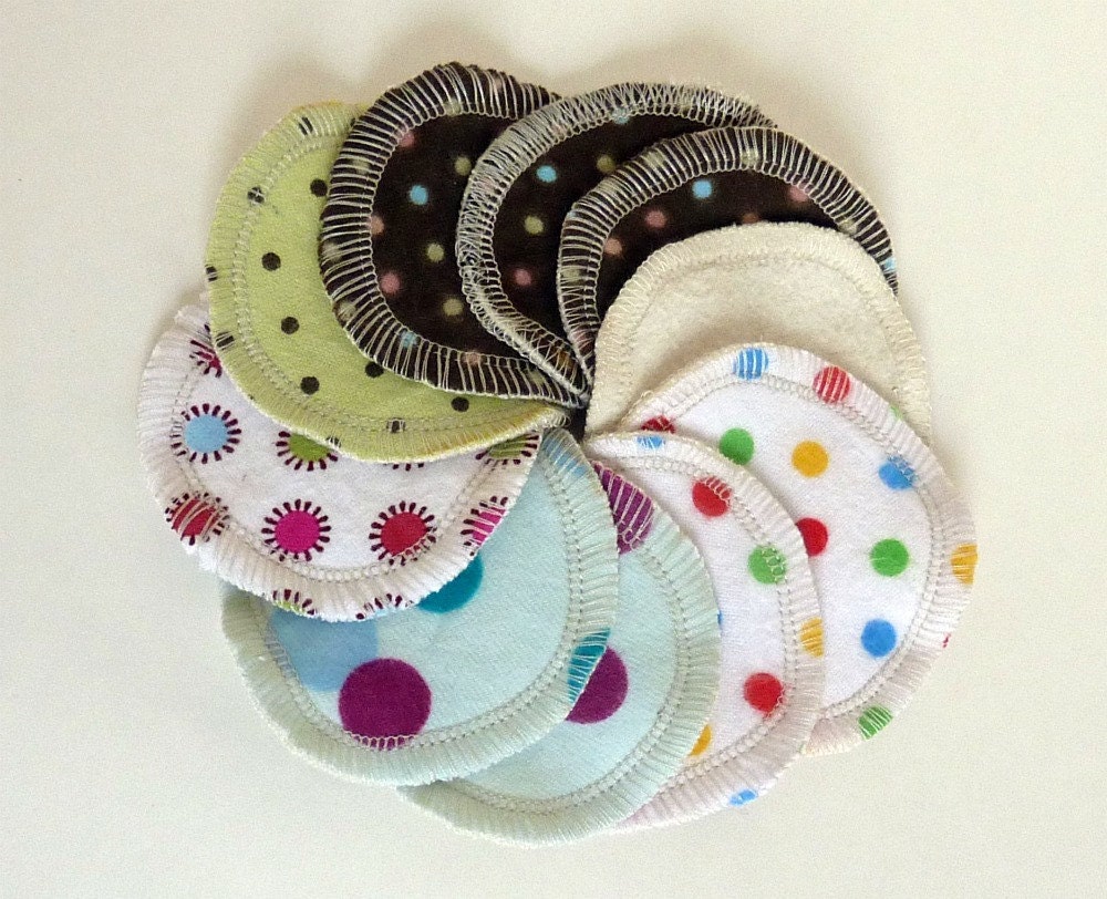 Set of 10 REUSABLE MAKEUP PADS Scrubbie Wipes