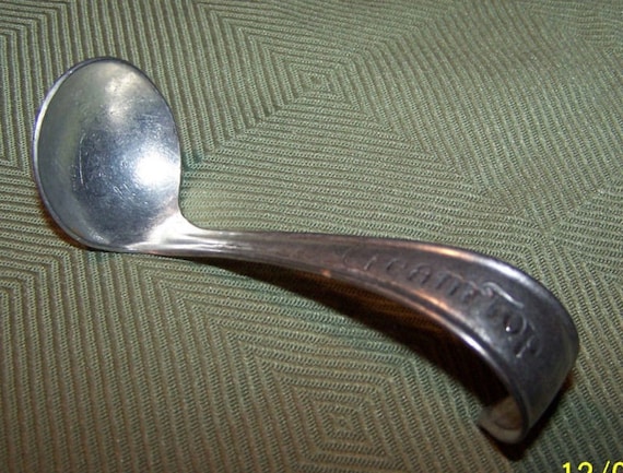 Antique Original Cream Top Milk Bottle Spoon Ladle Pat by BoDiddys