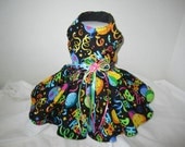 Happy Birthday Dog Dress XS By Nina's Couture Close
