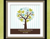 Family Tree - Family Tree - Custom Art Print - Personalized Gift for Grandma, Anniversary or Housewarming Gift
