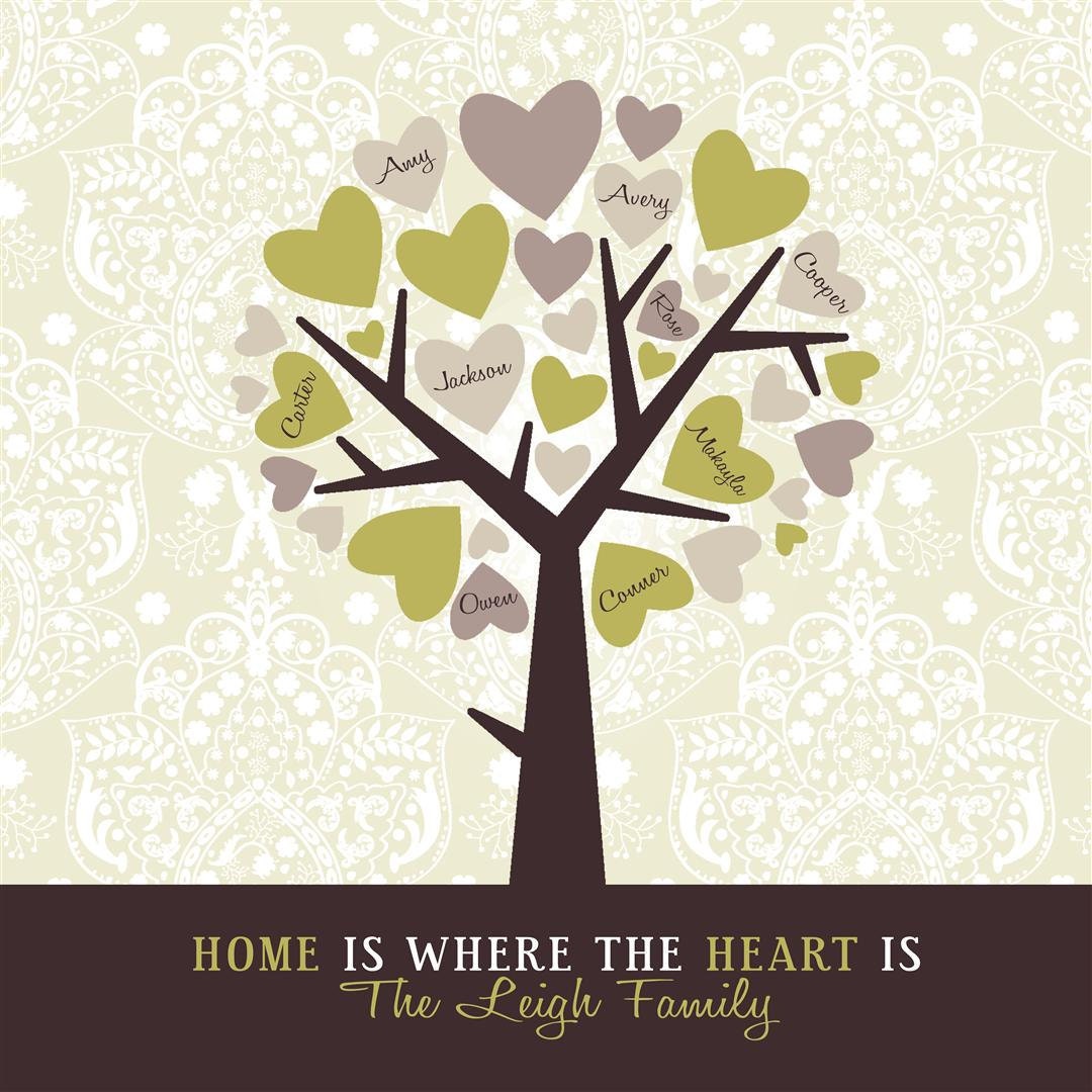 Personalized Family Tree - Custom Gift for Mom or Grandma