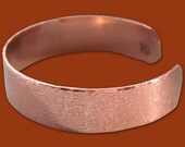 Copper Silk - Cuff Bracelet - One Half Inch
