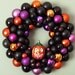 PERKY PUMPKIN HALLOWEEN Ornament Wreath
