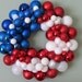 USA FLAG PATRIOTIC Ornament Wreath