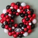 GEORGIA BULLDOGS Ornament Wreath