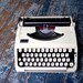 Petite Metal Typewriter Portable Vintage with Case FINE WORKING ORDER