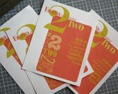 Number TWO Second Birthday Party Invitations