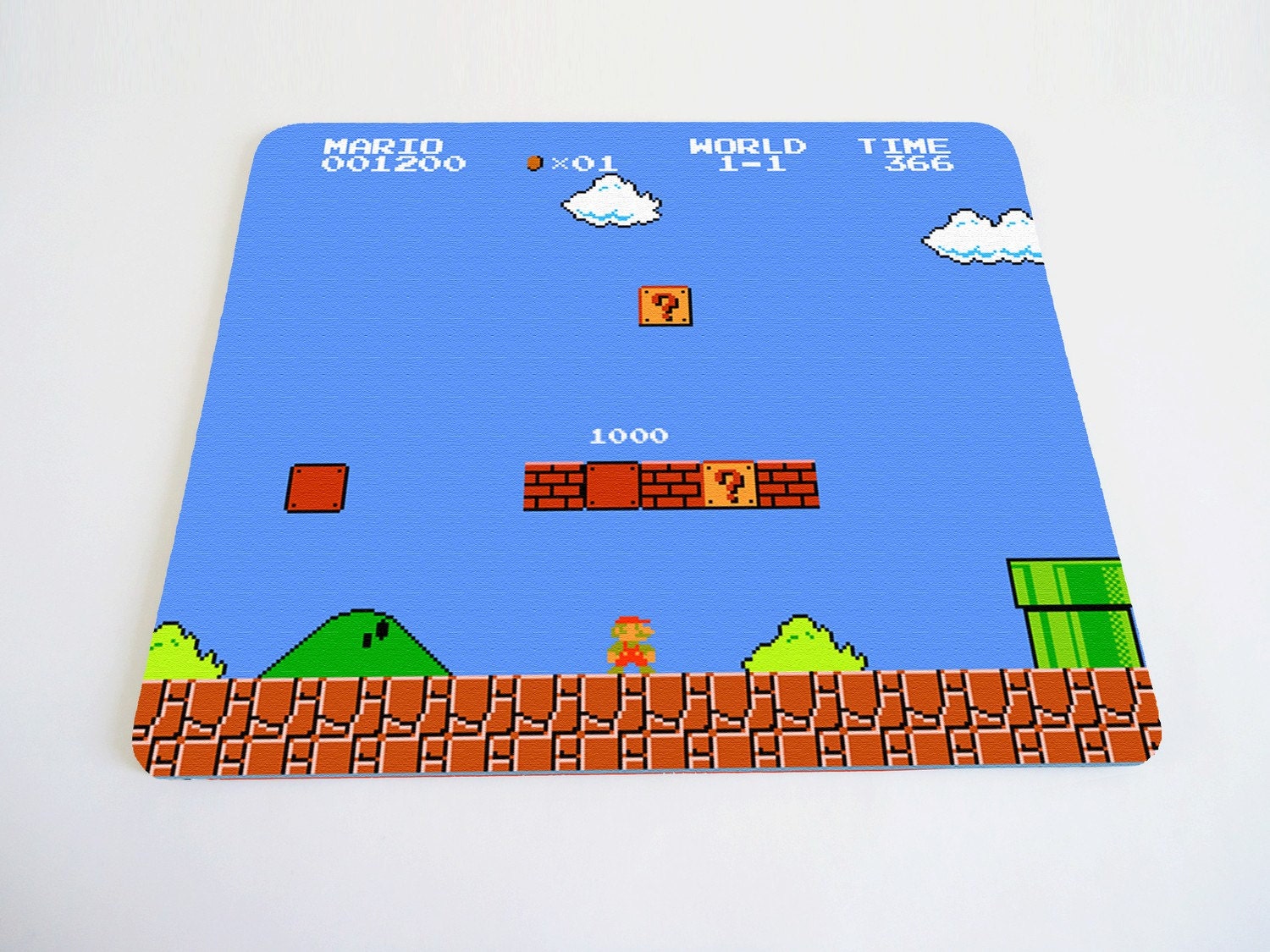MarioBros world 1-1 mouse pad