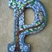 Custom Mosaic Monogram You choose the color, letter, and design