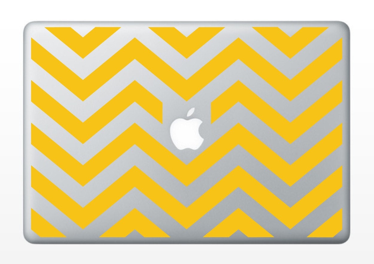 Chevron Vinyl Laptop Decal