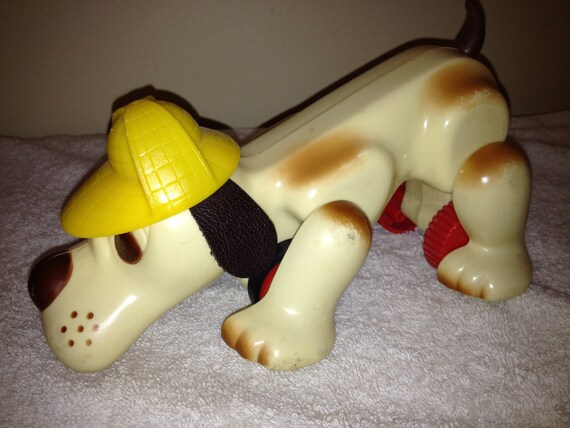 Vintage Sherlock Digger the dog toy by InterSomnia on Etsy