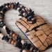 Coconut Palm Pendant Necklace and Earring Set