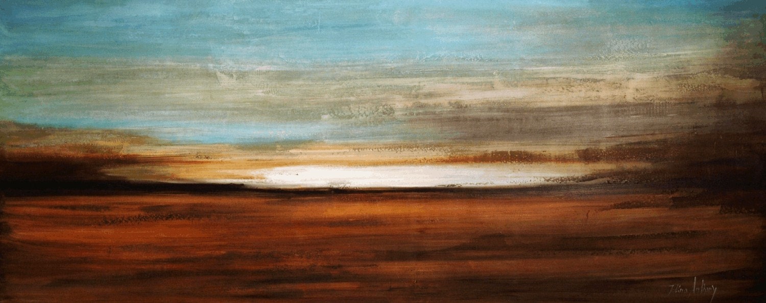 DREAMLAND Original xxl large unique abstract landscape painting from listed artist Jolina Anthony,idelal for your sofa