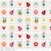 Riley Blake-Alphabet Soup White Squared Girl- LAST yard