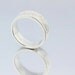 Your Custom Fingerprint Ring - Sterling Silver Engraving Wedding Band - non blackened,6mm, finger print