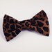 Leopard Hair Bow