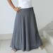 Ladies Skirt - Pleated - Long and Luxurious - Elastic Zipper Waist