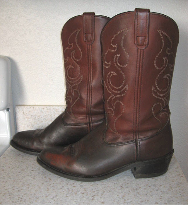 Shepler, Sheplers western, cowboy boots, vintage mens size 12 D