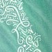 Blue Green & White 9x12 Original Watercolor Painting by theartofpieces