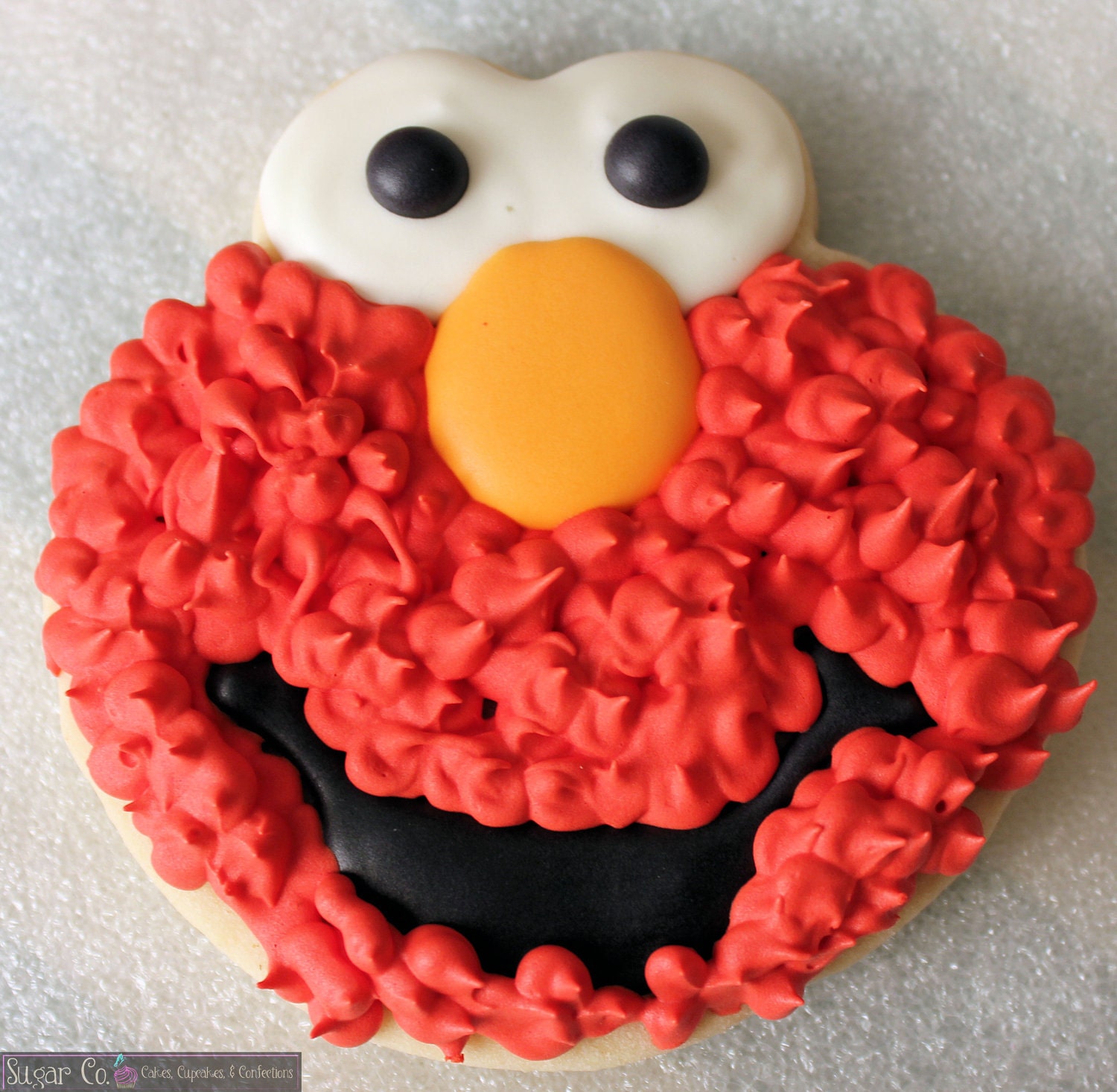 Elmo Inspired Sugar Cookies