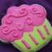 Sparkly Cupcake Sugar Cookies