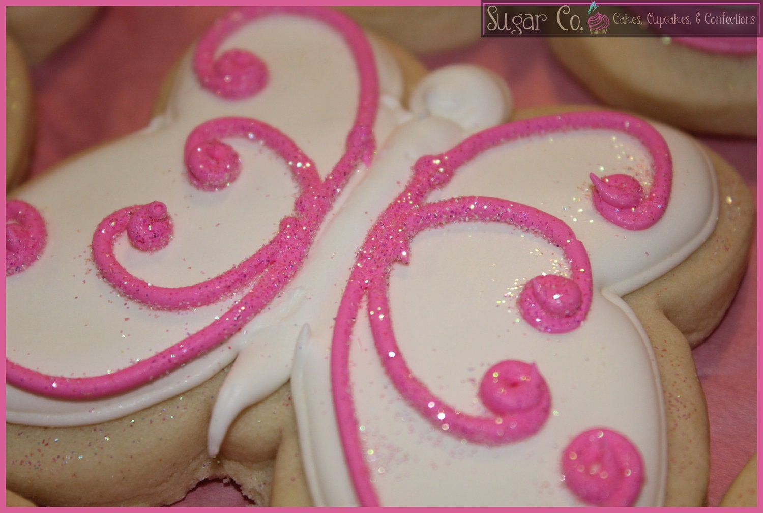 Sparkly Butterfly Cookies