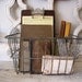 Vintage Wire Bike Basket - Industrial Storage